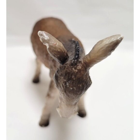 Vintage 1989 Schleich Hand-Painted Resin Donkey Figurine Toy 13212 - READ - Picture 3 of 9